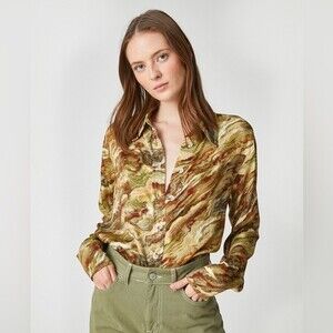 koton button up shirt size S